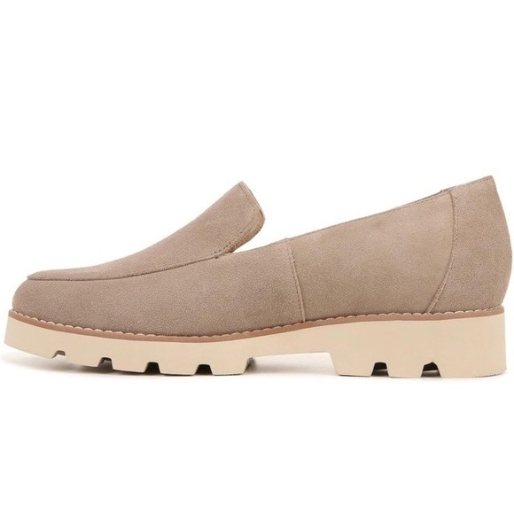 Vionic Kensley Taupe Suede Tan Loafer Womens 7.5 Medium Arch Support New - Picture 1 of 6